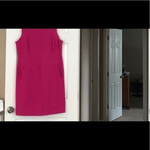 Lands’ End Pink Knit Sleeveless Dress size 18